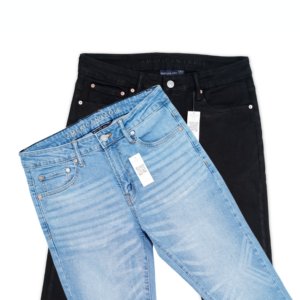 New Design American eagle 2pc Combo Black & Light Wash