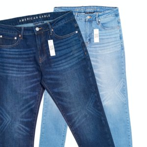 American eagle 2pc Combo Deep Blue & Light wash